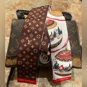 LVee bag purse monogram bag scarf or tie 💕💕👑